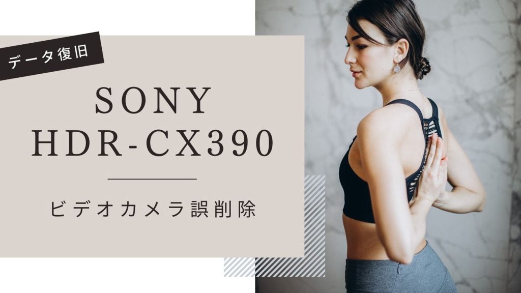 SONY HDR-CX390誤削除データ復活