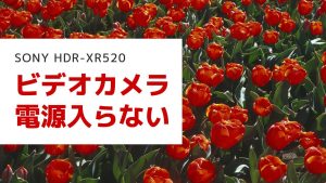 水没ビデオカメラでも安心！SONY HDR-XR520のデータ100%復旧事例