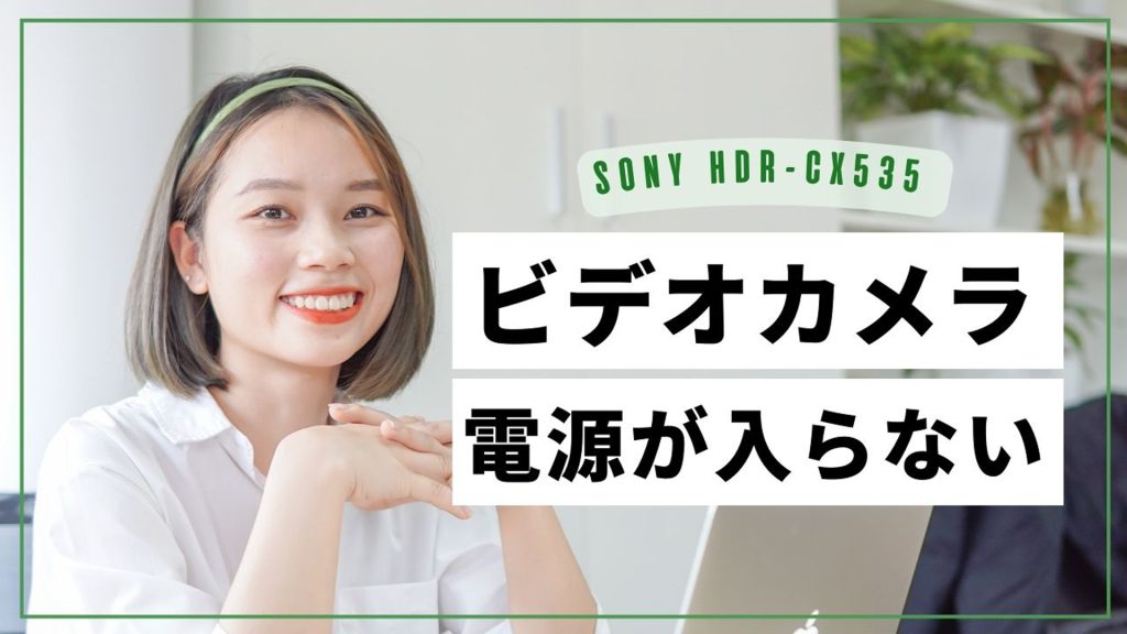 SONY HDR-CX535故障: データ復旧100%成功事例