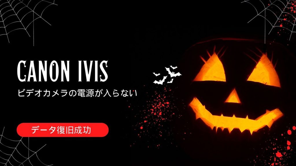 Canon iVIS HF10故障からの驚異の復旧事例