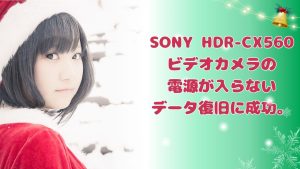 藍染めに落ちたSONYビデオカメラのデータ復旧事例 横浜市からの挑戦