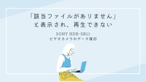 ビデオカメラデータ復旧の奇跡：兵庫県のお客様のSONY HDR-SR11