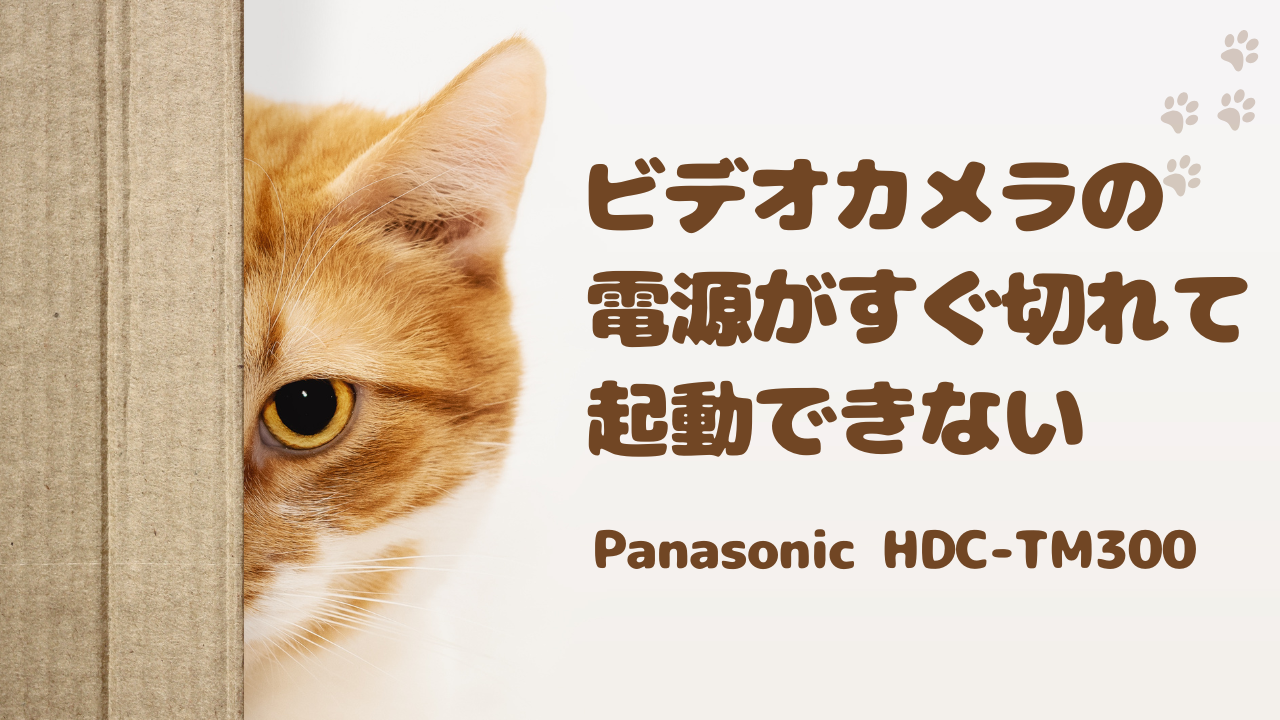 Panasonic HDC-TM300ビデオカメラのデータ復旧事例【横浜市のお客様】