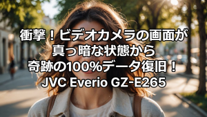 JVC Everio GZ-E265のデータ復旧成功事例｜液晶故障からの完全復元