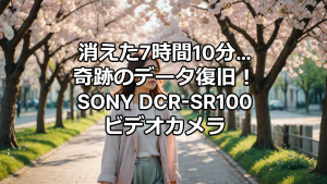 SONY DCR-SR100復旧成功！消えた大切な思い出を取り戻すデータ復旧事例【愛知県のお客様】